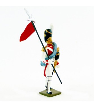 2e porte-aigle du 3e rgt de grenadiers de la garde (ex-hollandais) (1812)