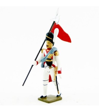 2e porte-aigle du 3e rgt de grenadiers de la garde (ex-hollandais) (1812)