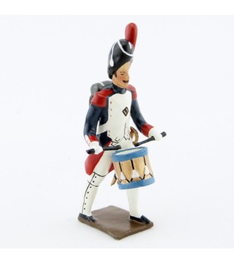 tambour des grenadiers de la garde, pied gauche en avant