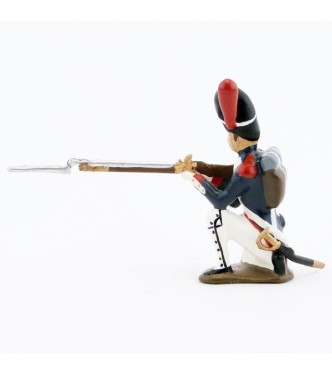 grenadier de la garde à genou, fusil en joue