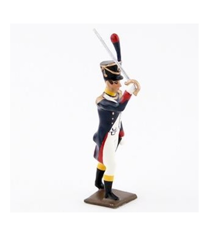 officier de l'infanterie de ligne (1812) à l'assaut