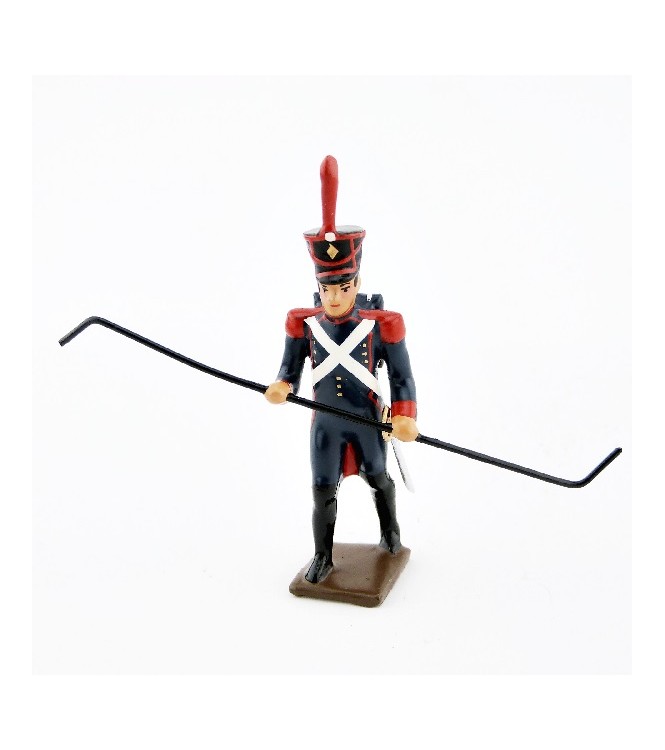 artilleur de la ligne avec porte-hausse (levier)