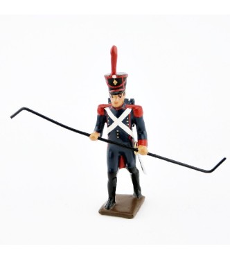 artilleur de la ligne avec porte-hausse (levier)