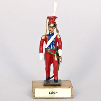 général Colbert sur socle bois