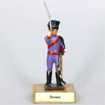 général Desvaux sur socle bois