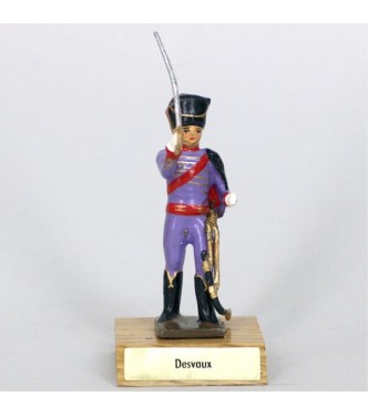 général Desvaux sur socle bois