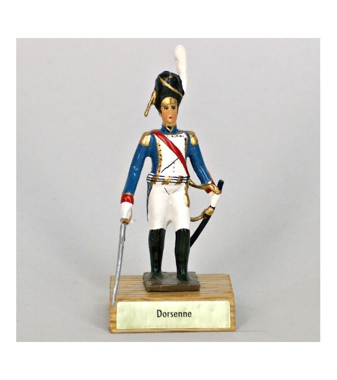 général Dorsenne sur socle bois