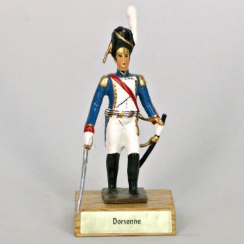 général Dorsenne sur socle bois