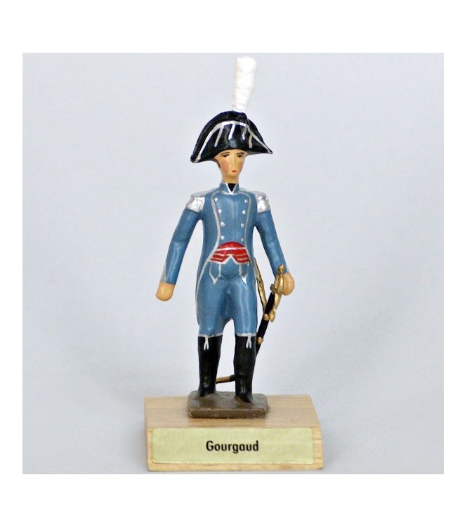 général Gourgaud sur socle bois