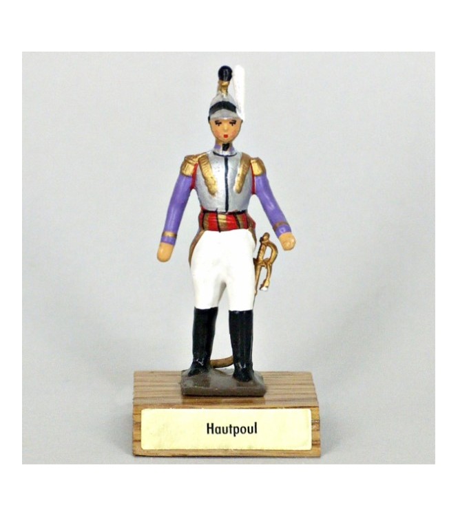 général Hautpoul sur socle bois