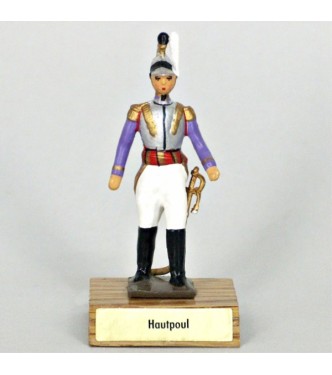 général Hautpoul sur socle bois