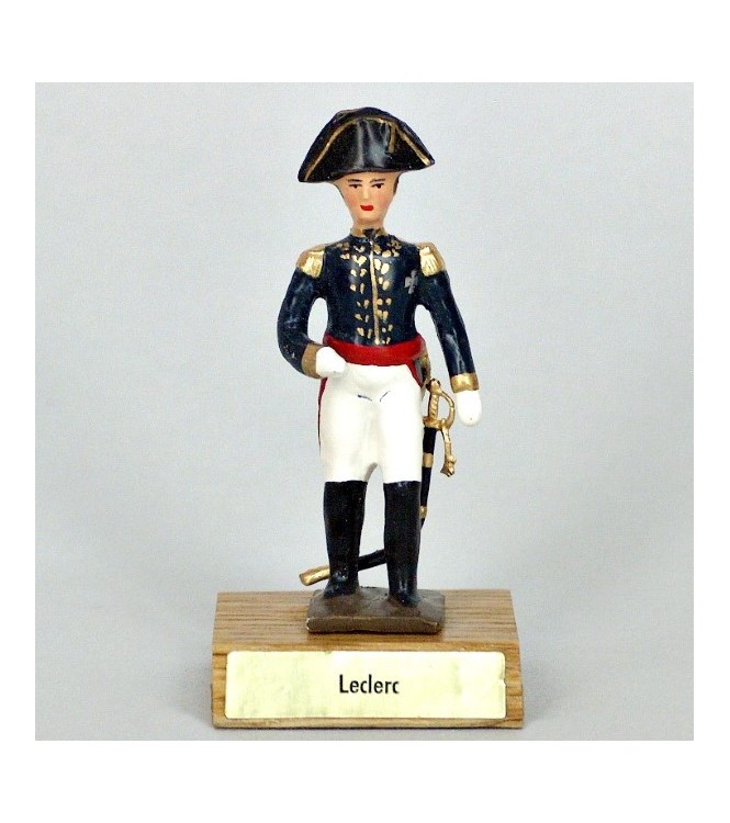 général Leclerc sur socle bois