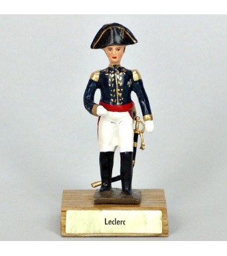 général Leclerc sur socle bois