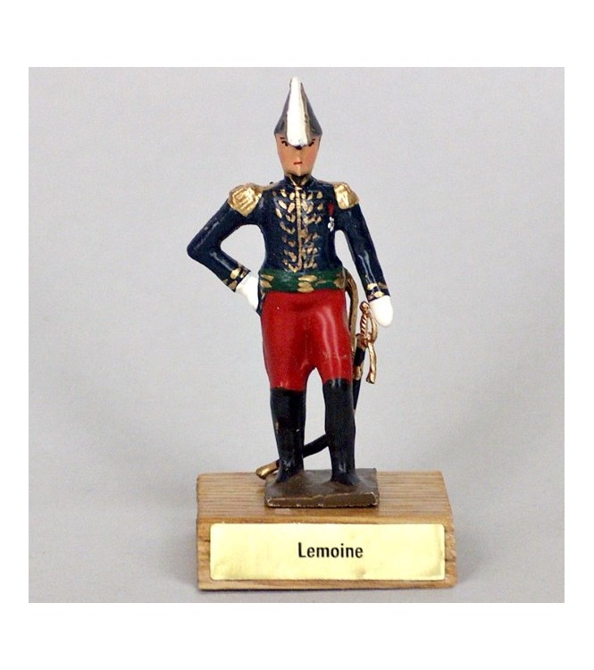 général Lemoine sur socle bois