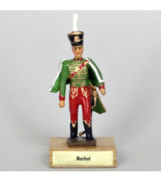 général Marbot sur socle bois