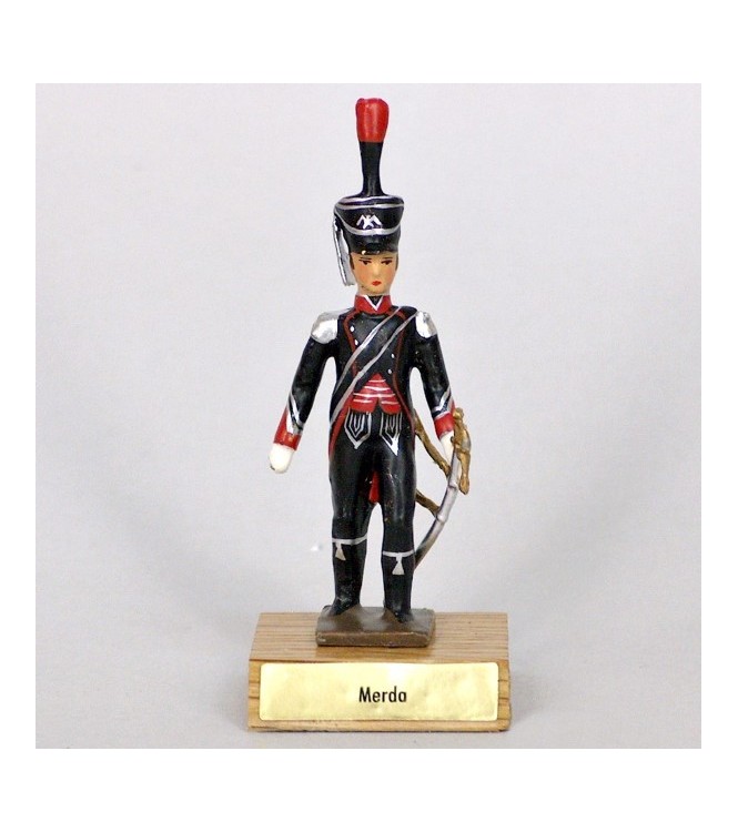 général Merda sur socle bois