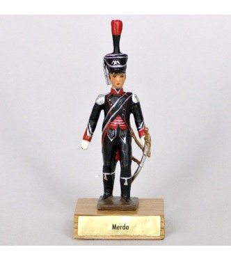 général Merda sur socle bois