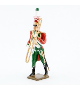 sacqueboute (trombone à coulisse) de la musique du 9ème de ligne