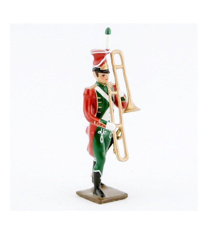 sacqueboute (trombone à coulisse) de la musique du 9ème de ligne