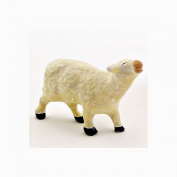 Mouton tête levée (grande crèche ronde-bosse, h. 30 mm)