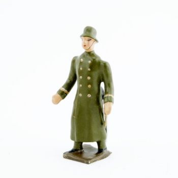officier de l'infanterie prussienne avec casque acier (stahlhelm)