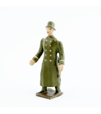 officier de l'infanterie prussienne avec casque acier (stahlhelm)