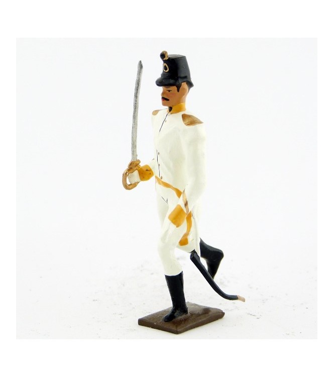 officier de l'infanterie allemande à l'assaut