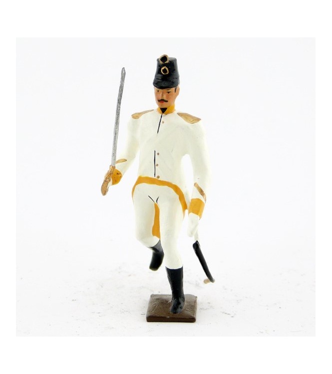 officier de l'infanterie allemande à l'assaut