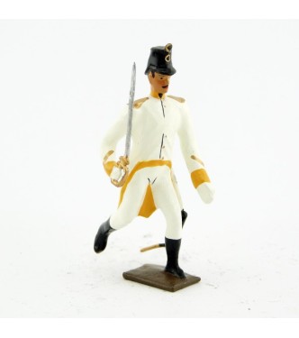officier de l'infanterie allemande à l'assaut