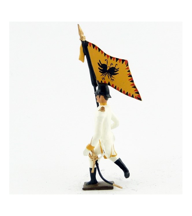 drapeau de l'infanterie allemande à l'assaut