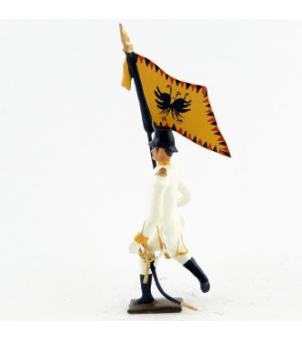 drapeau de l'infanterie allemande à l'assaut