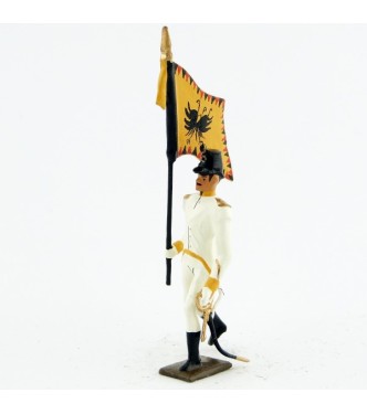 drapeau de l'infanterie allemande à l'assaut