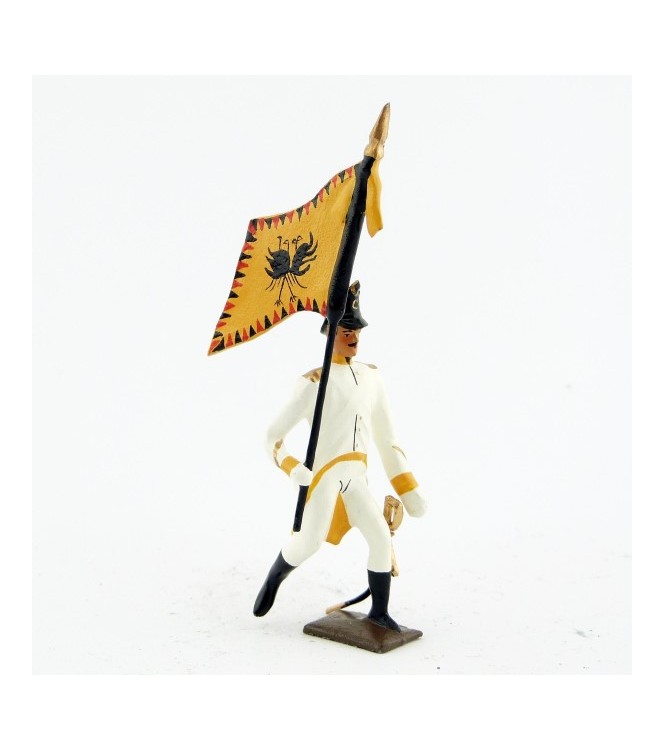 drapeau de l'infanterie allemande à l'assaut