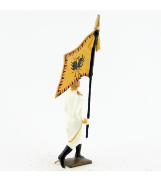 drapeau de l'infanterie allemande à l'assaut
