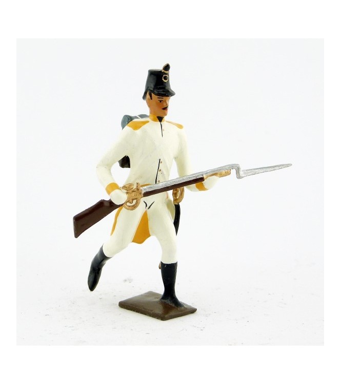 fantassin de l'infanterie allemande à l'assaut