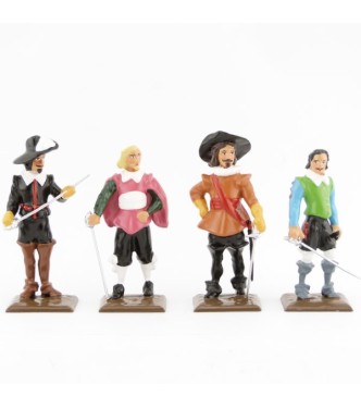 ensemble de 4 personnages (collection les Trois Mousquetaires)