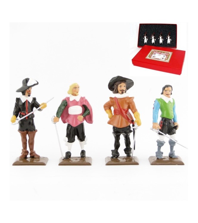coffret de 4 personnages (collection les Trois Mousquetaires)