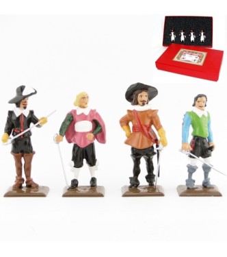 coffret de 4 personnages (collection les Trois Mousquetaires)