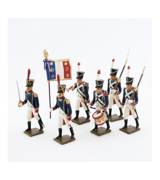 Tirailleurs-grenadiers (1809-1813), ensemble de 6 figurines