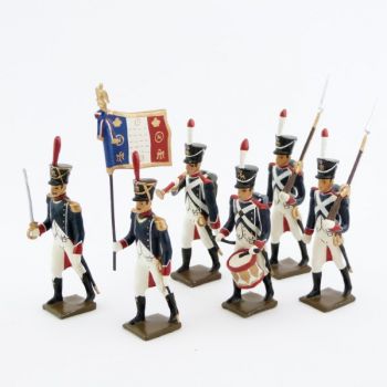 Tirailleurs-grenadiers (1809-1813), ensemble de 6 figurines