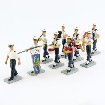 le Bagad de Lann-Bihoué (ensemble de 9 figurines)