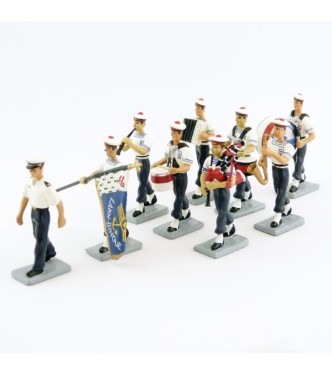 le Bagad de Lann-Bihoué (ensemble de 9 figurines)
