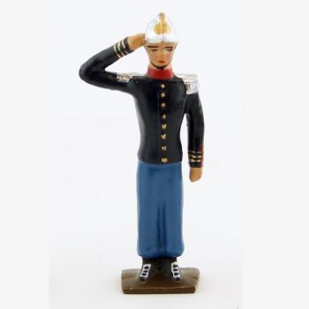 officier au salut (saynète l'appel aux morts)