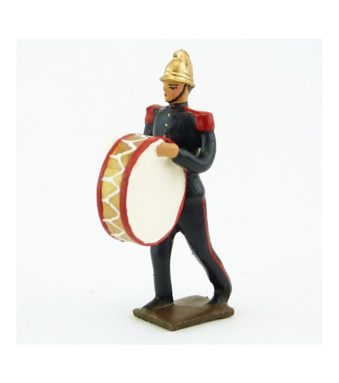 Grosse caisse de la Musique des Pompiers (époque 1900)