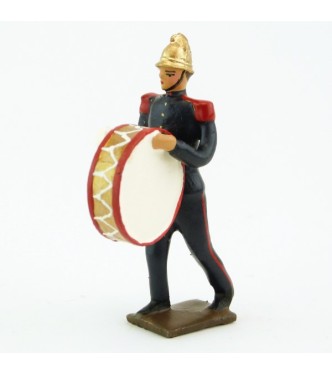 Grosse caisse de la Musique des Pompiers (époque 1900)