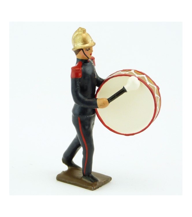 Grosse caisse de la Musique des Pompiers (époque 1900)