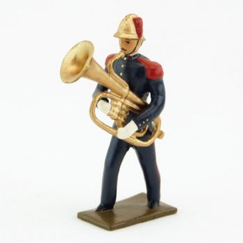 Grand tuba de la Musique des Pompiers (époque 1900)