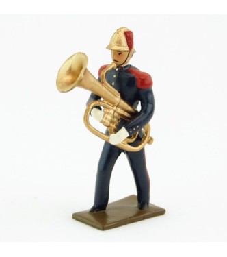 Grand tuba de la Musique des Pompiers (époque 1900)