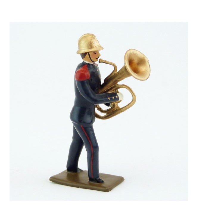Grand tuba de la Musique des Pompiers (époque 1900)