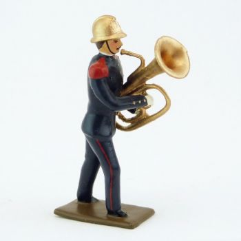 Grand tuba de la Musique des Pompiers (époque 1900)